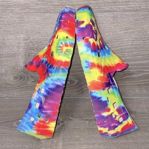 NEW Vans UA Slip On TRK Mens Size 11 Pride Tie Dyed Rubber Comfort Sneaker NWT - Picture 8 of 11